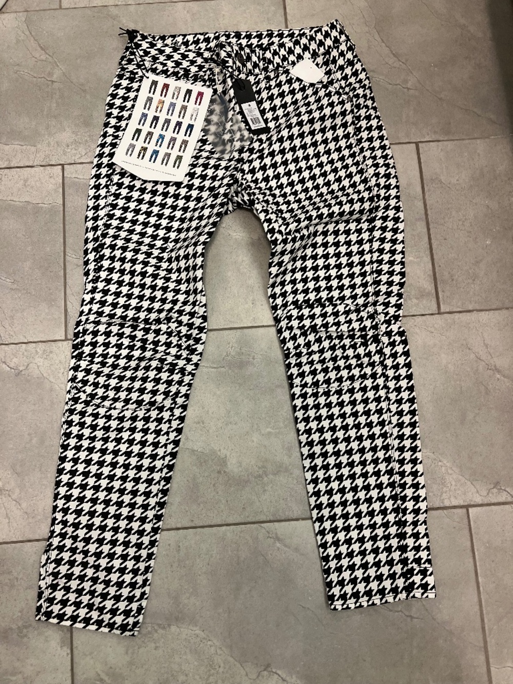 G-Star Black and White Houndstooth Women's Jeans